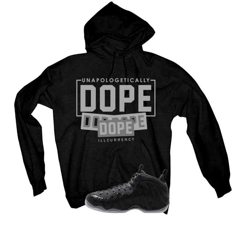 NIKE FOAMPOSITE ONE CARBON FIBER Matching T-Shirt, Sweatshirts & Hoodies Black T-Shirt (DOPE)| illcurrency - Image 3