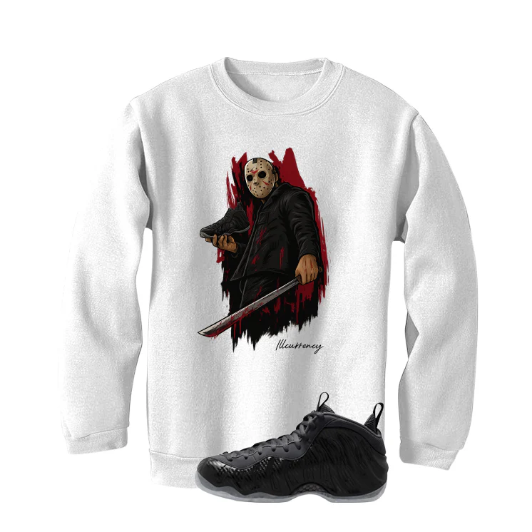 NIKE FOAMPOSITE ONE CARBON FIBER Matching T-Shirt, Sweatshirts & Hoodies White T-Shirt (Take This Shoe)| illcurrency - Image 4