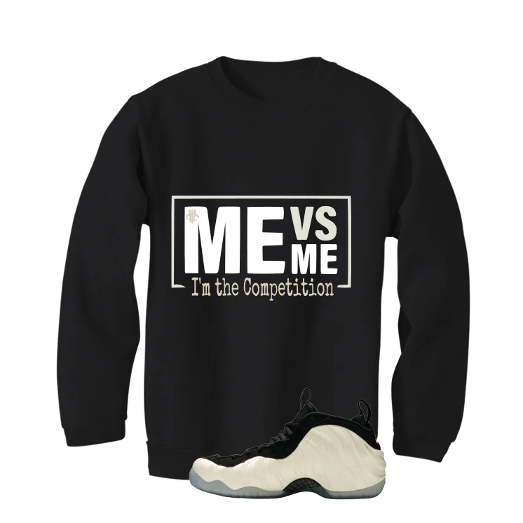 Nike Foamposite Pro Pearl Matching T-Shirt, Sweatshirts & Hoodies Black T-Shirt (Me vs Me)| illcurrency - Image 4