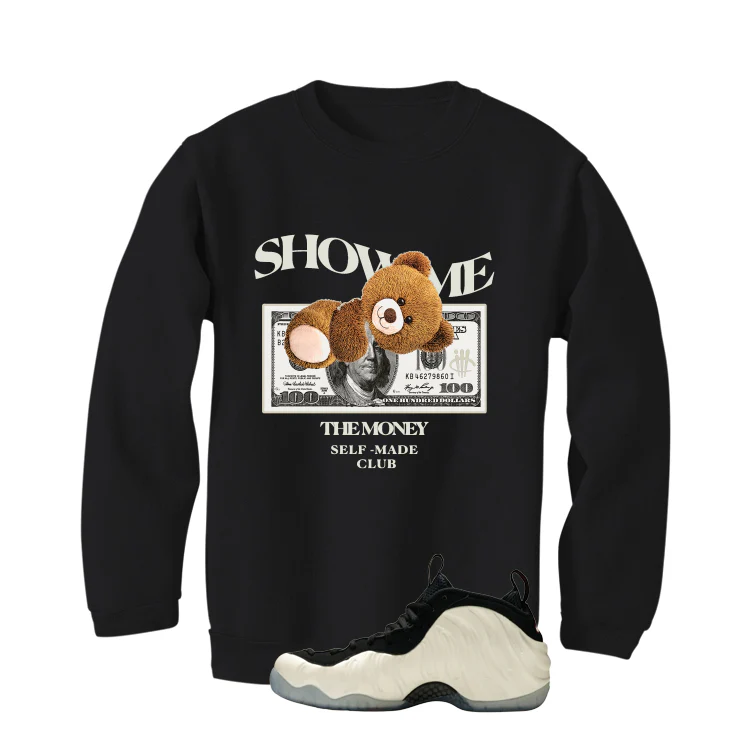 Nike Foamposite Pro Pearl Matching T-Shirt, Sweatshirts & Hoodies Black T-Shirt (Show Me)| illcurrency - Image 3