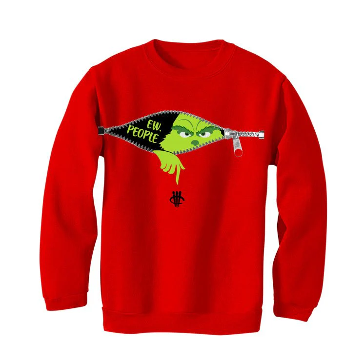 Nike Kobe 6 Protro Reverse Grinch | illcurrency Red T-Shirt (Ew People) - Image 4
