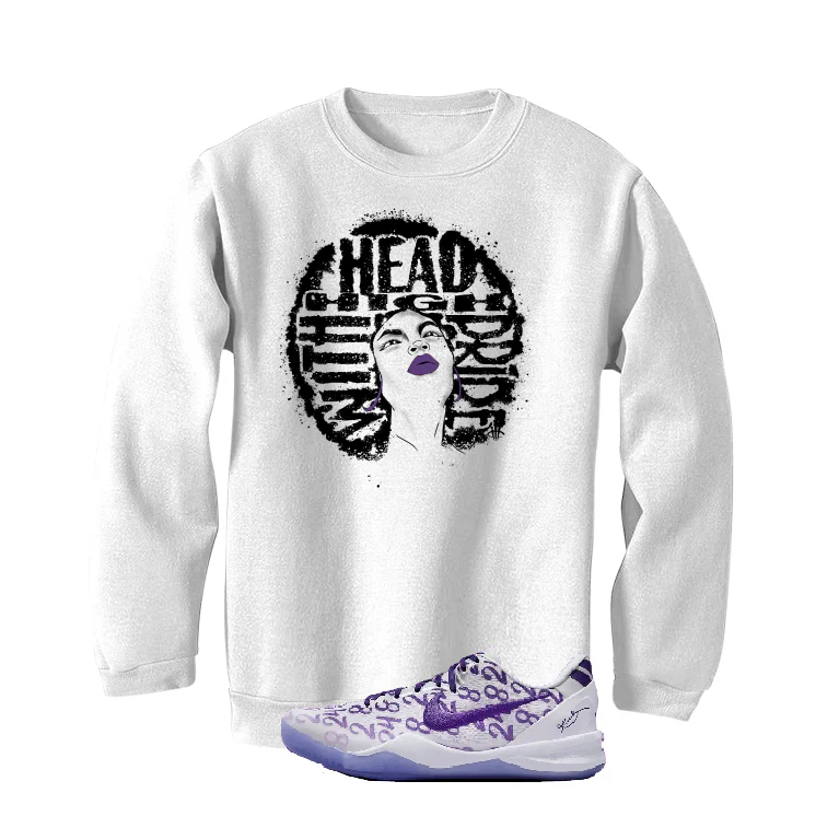 Nike Kobe 8 "Court Purple" | illcurrency White T-Shirt (Head High) - Image 4