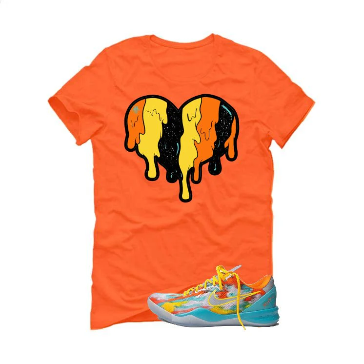 Nike Kobe 8 Protro “Venice Beach” | illcurrency Orange T-Shirt (Heart) - Image 2