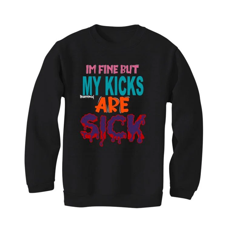 Nike LeBron 18 "Best 10-18" Black T-Shirt (Im fine but my kicks are sick) - Image 4