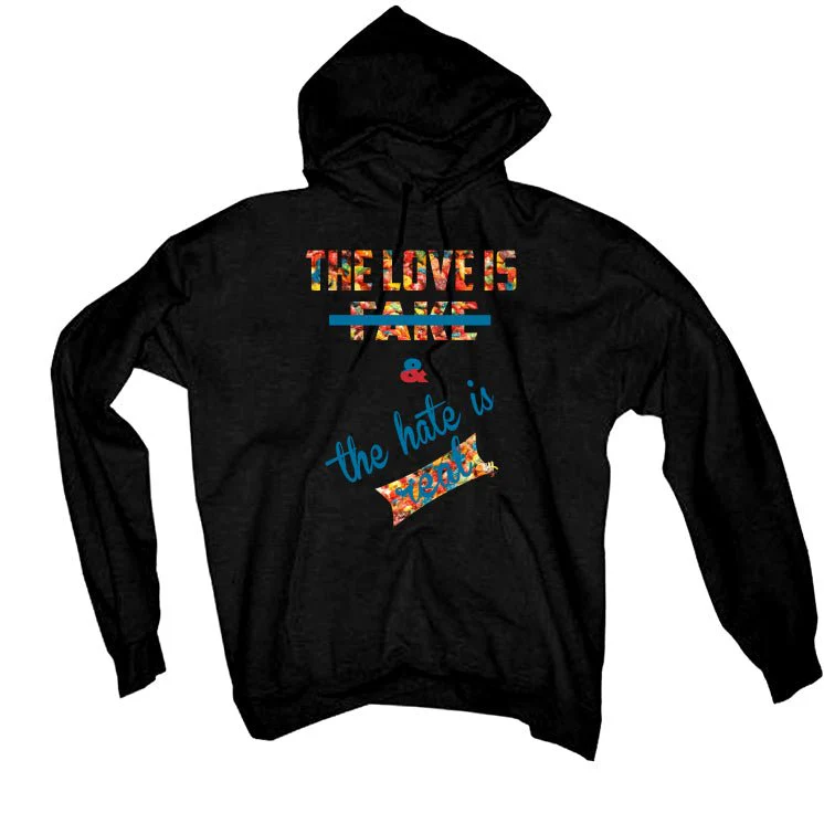 Nike LeBron 4 "Fruity Pebbles" | illcurrency Black T-Shirt (Love is Fake) - Image 3