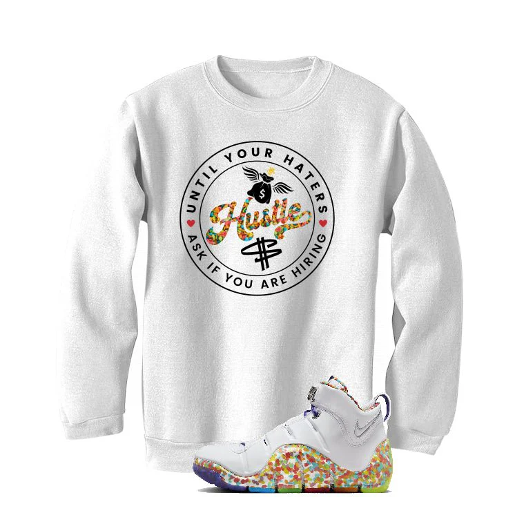 Nike LeBron 4 "Fruity Pebbles" | illcurrency White T-Shirt (Haters Catch Up) - Image 4