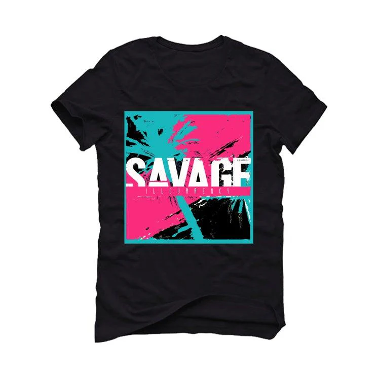 Nike Lebron 8 South Beach 2021 Black T-Shirt (Savage Illcurrency) - Image 2