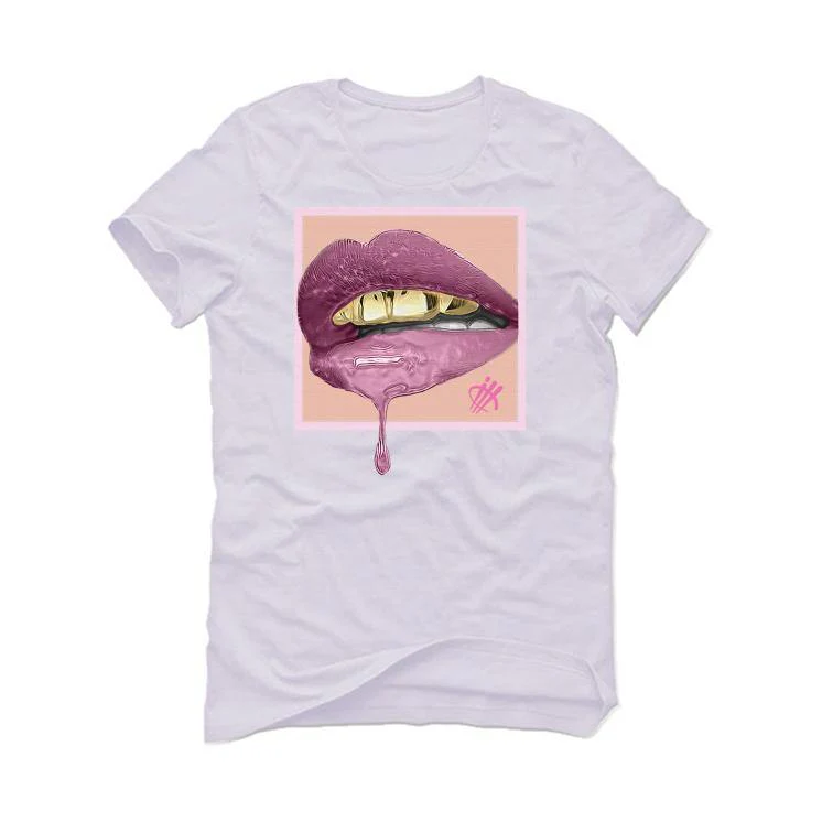 Nike Light Pink To Its Dunk Low “Move To Zero” White T-Shirt (LIPSTICK) - Image 2