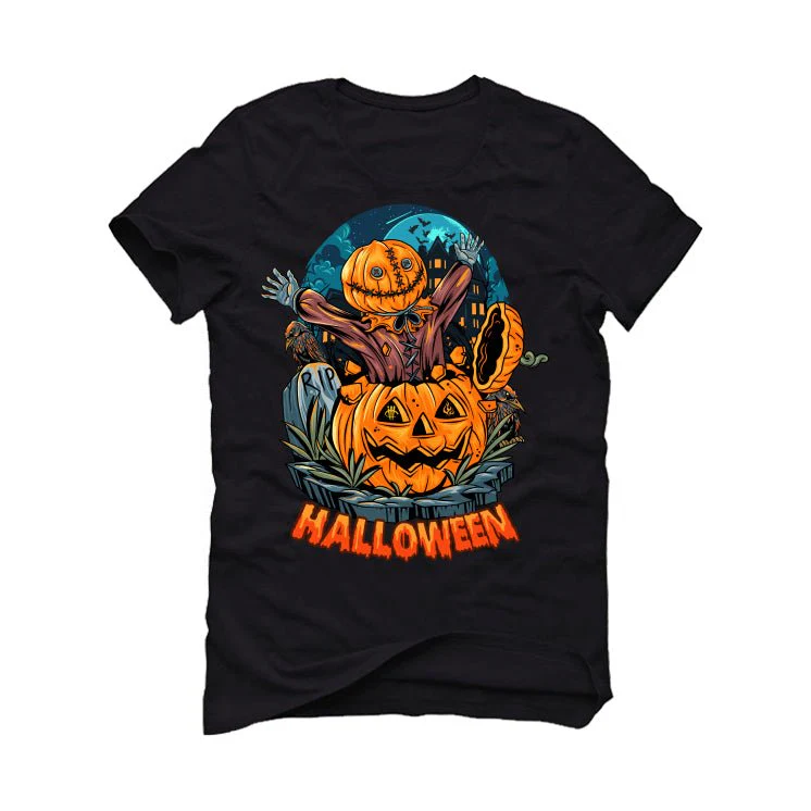 Nike SB Dunk High “Sweet Tooth” Black T-Shirt (Pumpkin Face) - Image 2