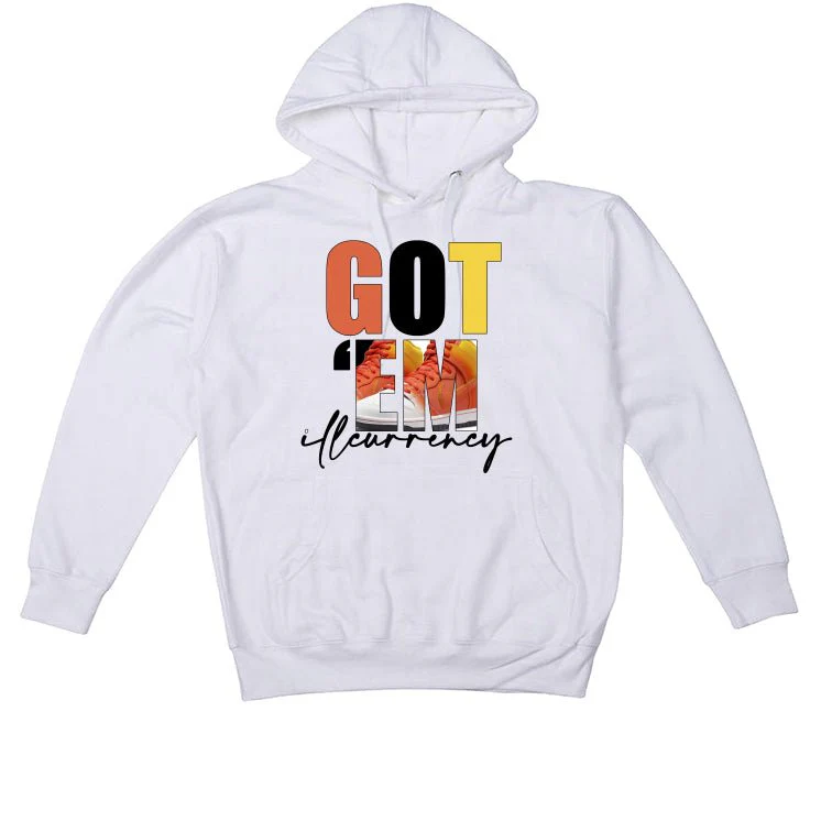 Nike SB Dunk High “Sweet Tooth” | illcurrency White T-Shirt (Got Em) - Image 3