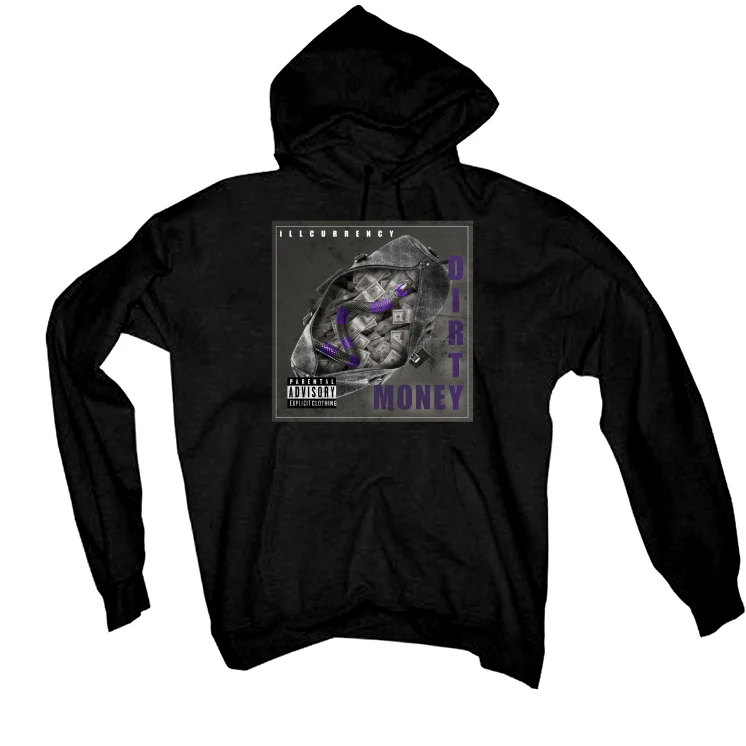 Nike SB Dunk Low “Court Purple” | illcurrency Black T-Shirt (DIRTY MO) - Image 3