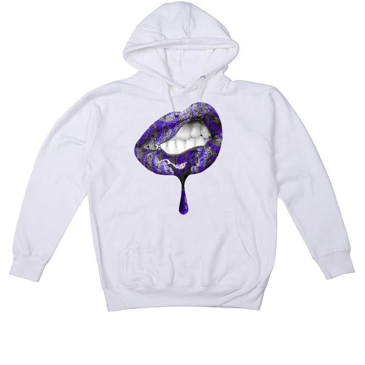 Nike SB Dunk Low “Court Purple” | illcurrency White T-Shirt (LIPS UNSEALED) - Image 3