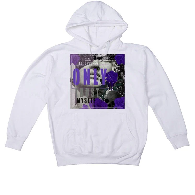 Nike SB Dunk Low “Court Purple” | illcurrency White T-Shirt (ONLY TRUST MYSELF) - Image 3