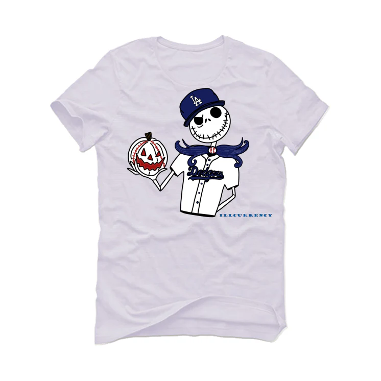 Nike SB Dunk Low “Los Angeles Dodgers” White T-Shirt (Jack) - Image 2