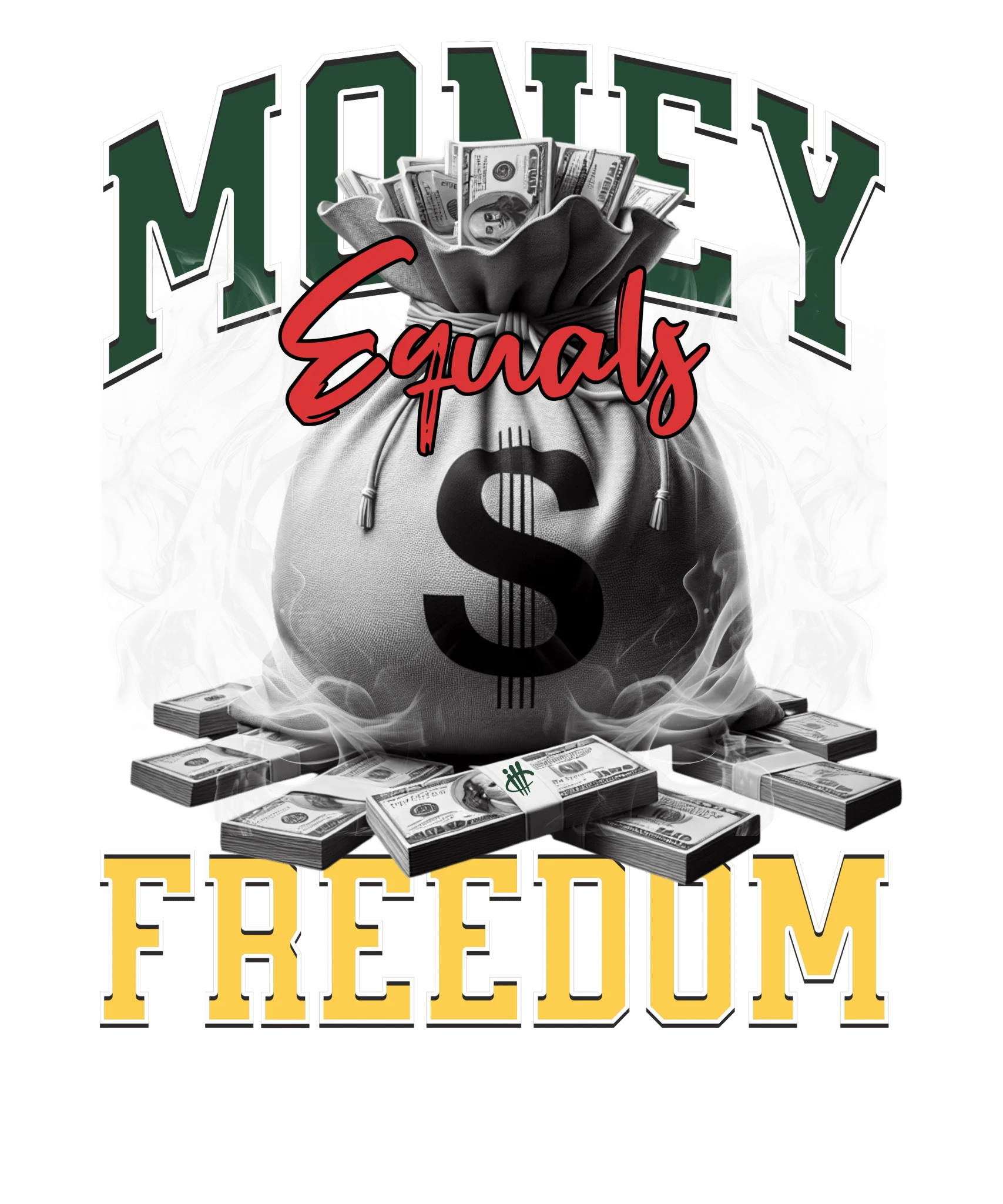 Nike SB Dunk Low PRM Seattle Supersonics Black T-Shirt (Money Equals Freedom)| illcurrency