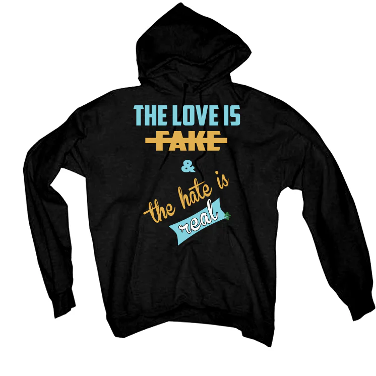 Nike SB Dunk Low x Ben & Jerry's Chunky Dunky | illcurrency Black T-Shirt (Love is Fake) - Image 3