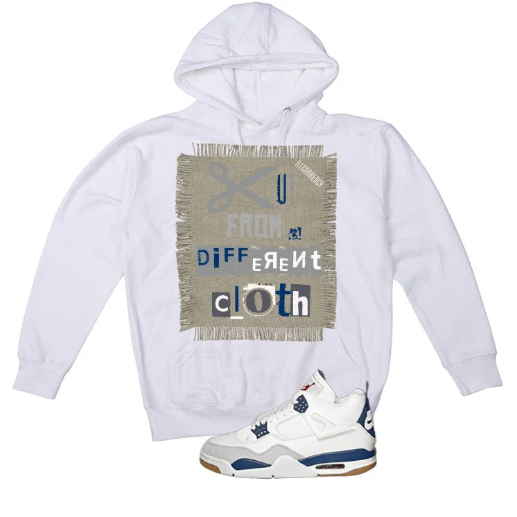 Nike SB x Air Jordan 4 Navy White T-Shirt (Cut from a different cloth)| illcurrency - Image 3
