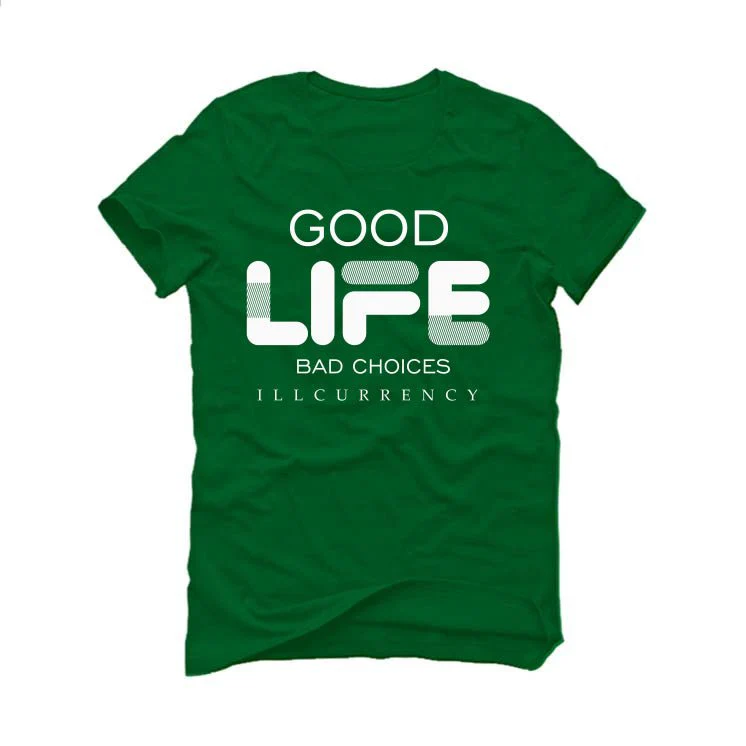 Nike SB x Air Jordan 4 “Pine Green” | illcurrency Pine Green T-Shirt (Bad Choices) - Image 2