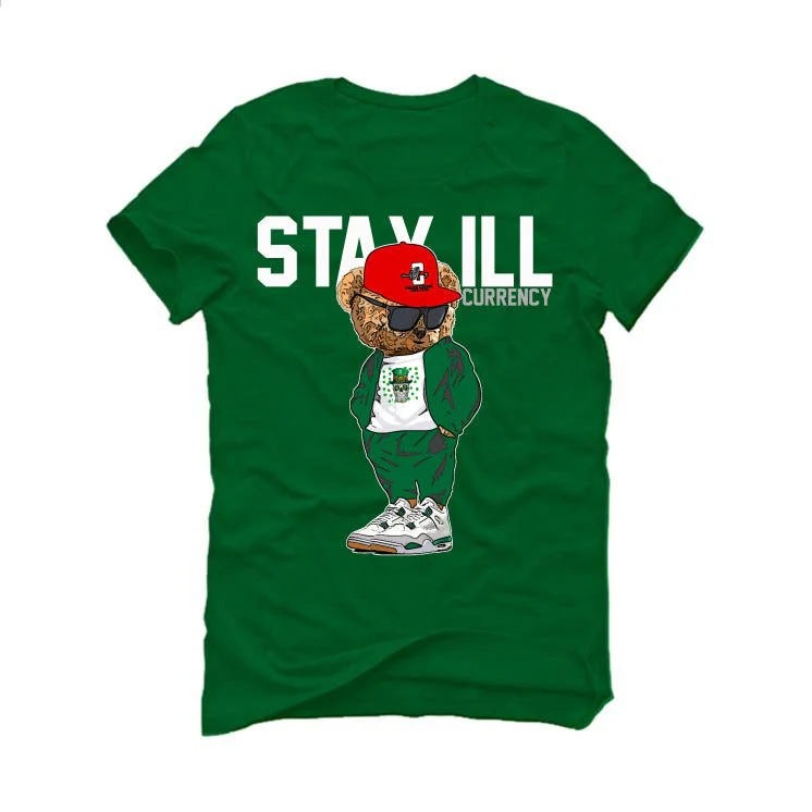 Nike SB x Air Jordan 4 “Pine Green” | illcurrency Pine Green T-Shirt (Stay ill Bear) - Image 2