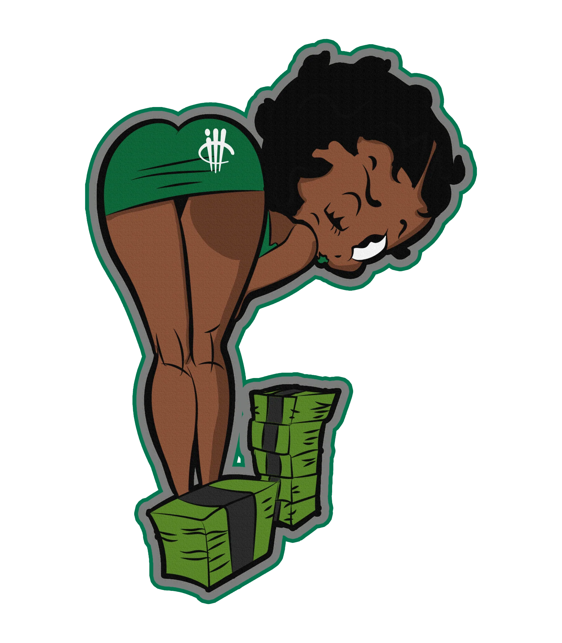 Nike SB x Air Jordan 4 “Pine Green” | illcurrency White T-Shirt (BOO)