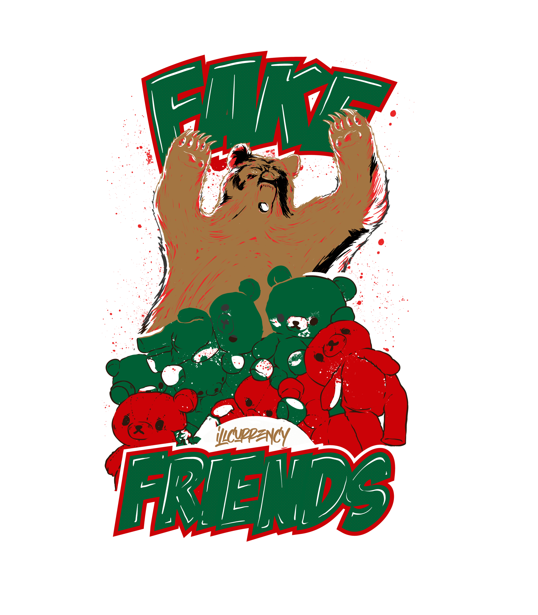 Nike SB x Air Jordan 4 “Pine Green” | illcurrency White T-Shirt (Fake Friends)