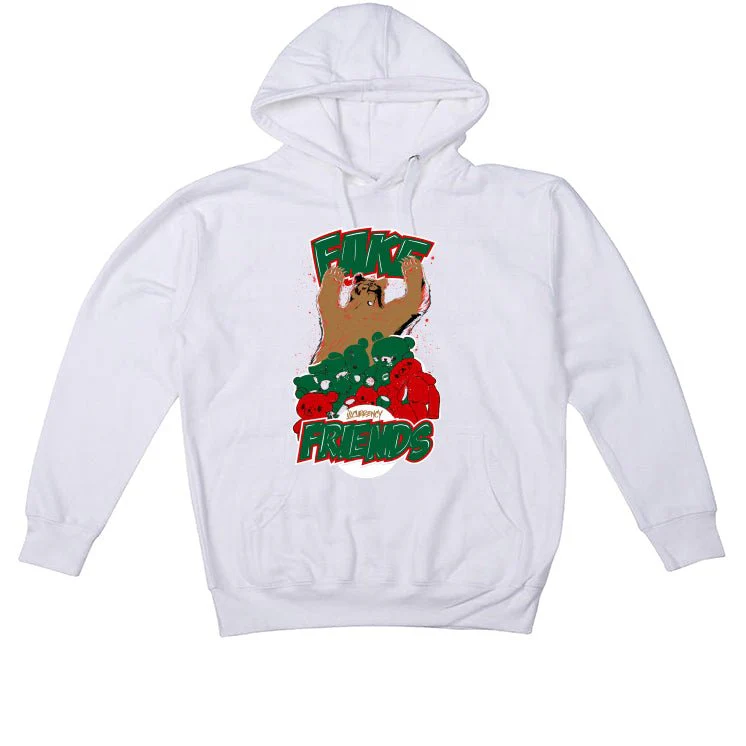 Nike SB x Air Jordan 4 “Pine Green” | illcurrency White T-Shirt (Fake Friends) - Image 3