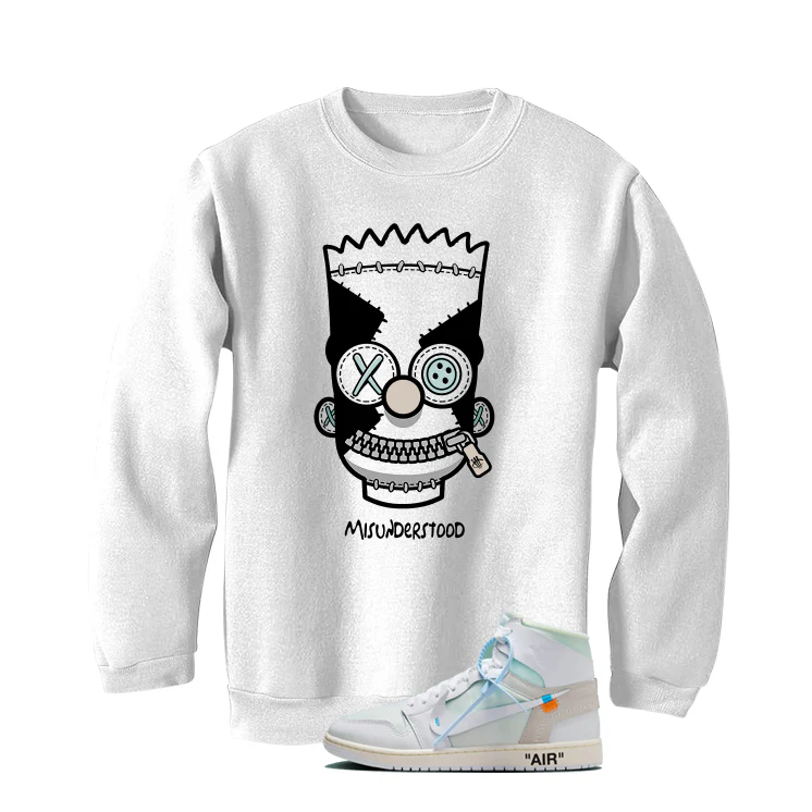 Off-White x Air Jordan 1 High OG Alaska Matching T-Shirt, Sweatshirts & Hoodies White T-Shirt (Misunderstood)| illcurrency - Image 4