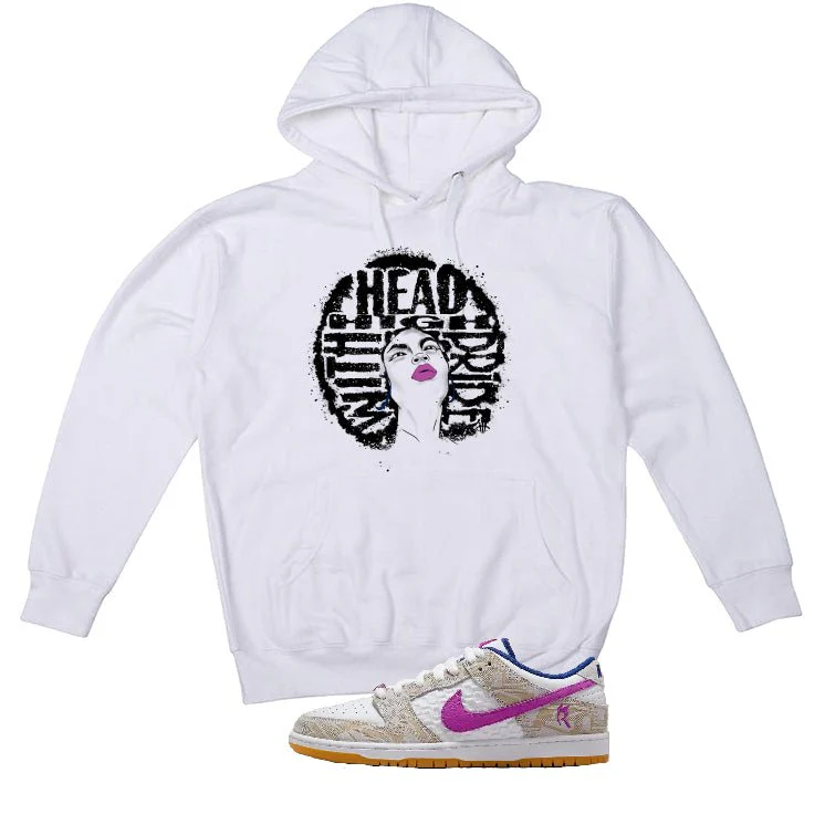 Rayssa Leal's Nike SB Dunk | illcurrency White T-Shirt (Head High) - Image 3