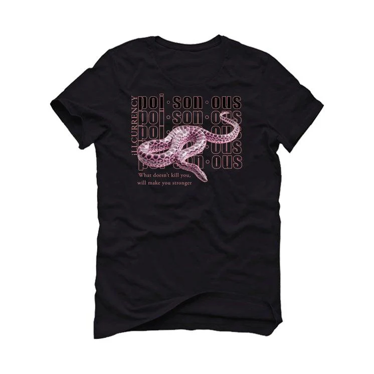 Reebok Question Mid Gets A “Pink Toe” Black T-Shirt (POISONOUS) - Image 2
