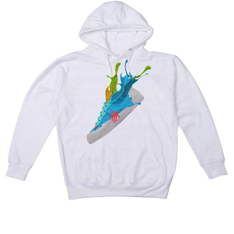 sacai x KAWS x Nike Blazer Low "Neptune Blue" White T-Shirt (SPLASH 1) - Image 3