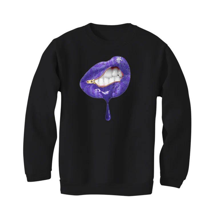 Serena Williams x Nike Air Force 1 Low "SWDC" Black T-Shirt (LIPS UNSEALED) - Image 4