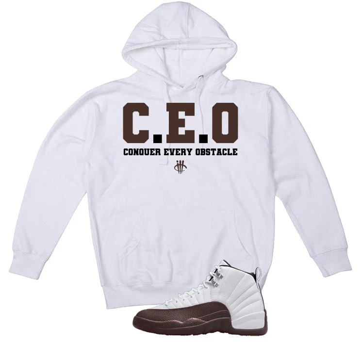 SoleFly x Air Jordan 12 Cafecito| illcurrency White T-Shirt (CEO)| illcurrency - Image 3