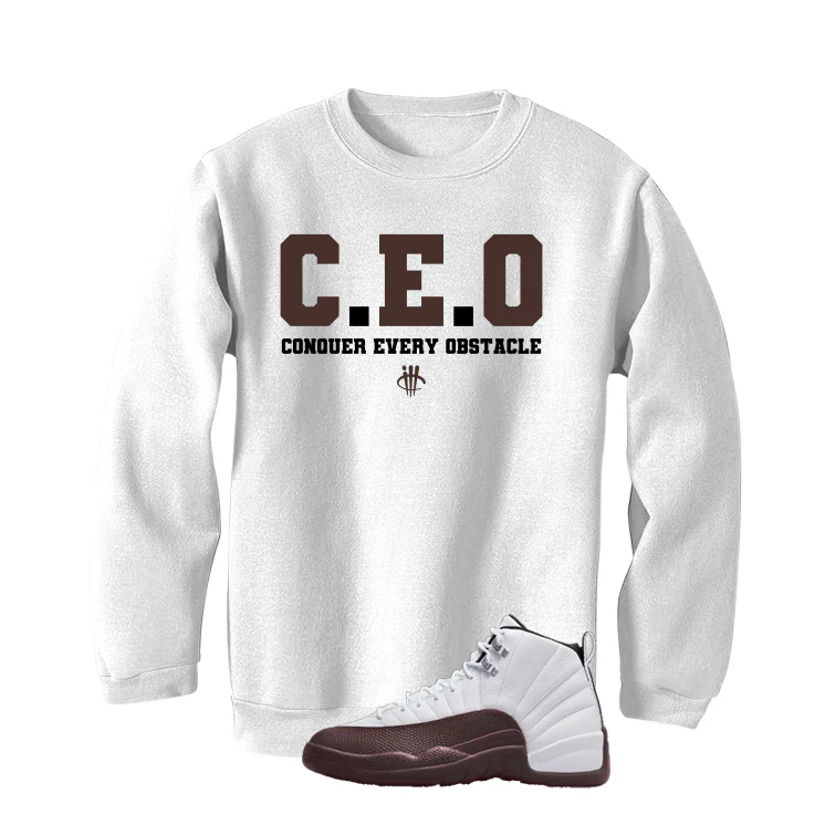 SoleFly x Air Jordan 12 Cafecito| illcurrency White T-Shirt (CEO)| illcurrency - Image 4