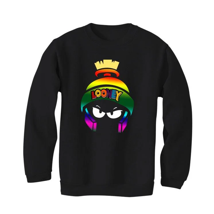 Space Jam: A New Legacy x Converse Chuck Taylor Black T-Shirt (Marvin the martian looney tunes) - Image 4