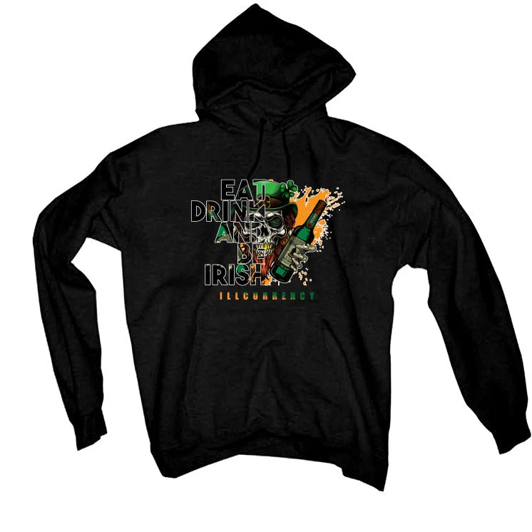 St. Pattys Collection Black T-Shirt (Eat drink) - Image 3