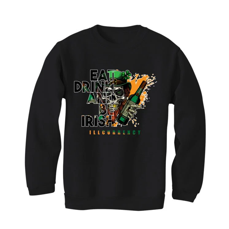 St. Pattys Collection Black T-Shirt (Eat drink) - Image 4