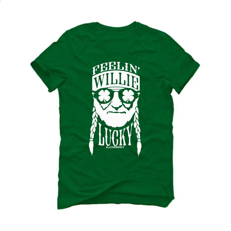 St. Pattys Collection Pine Green T-Shirt (Willie Lucky St pattys) - Image 2