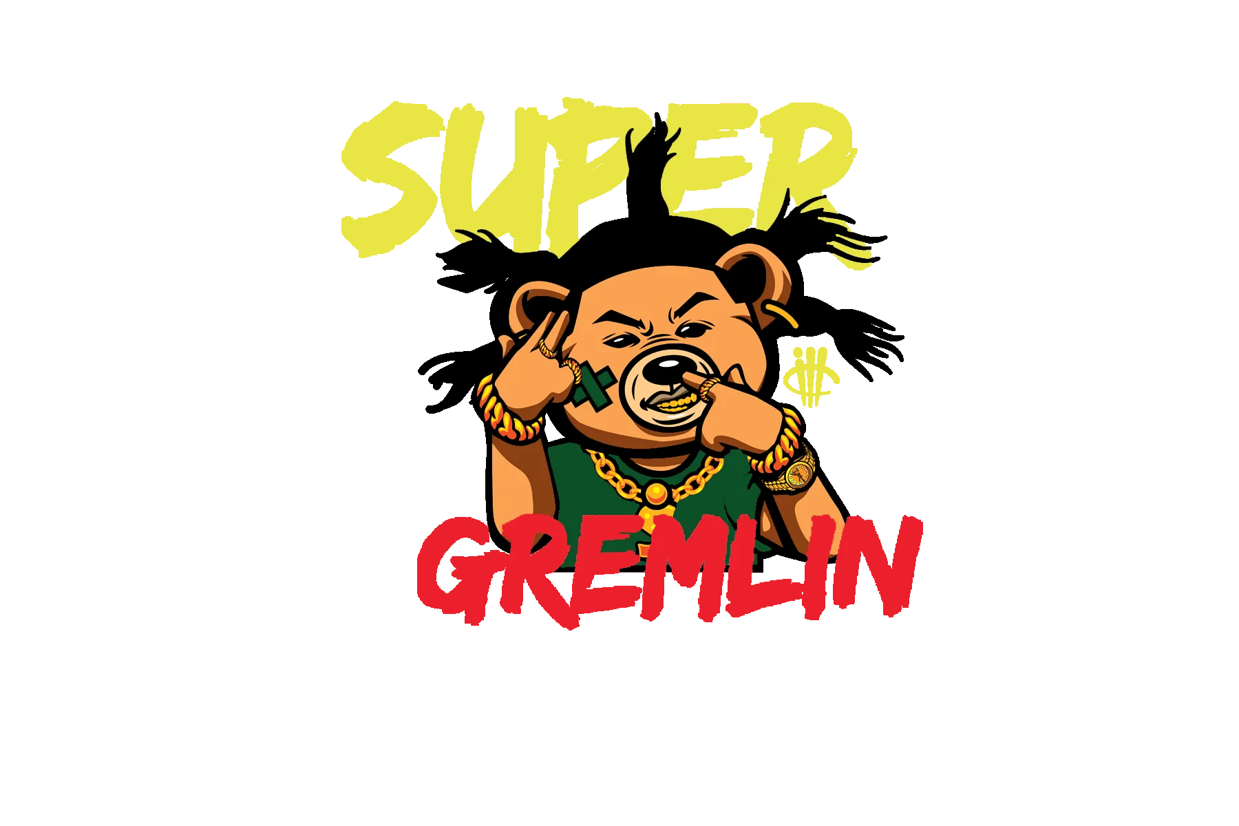 Supreme x Nike SB Dunk High “brazil” Pine Green T-Shirt (super gremlin)