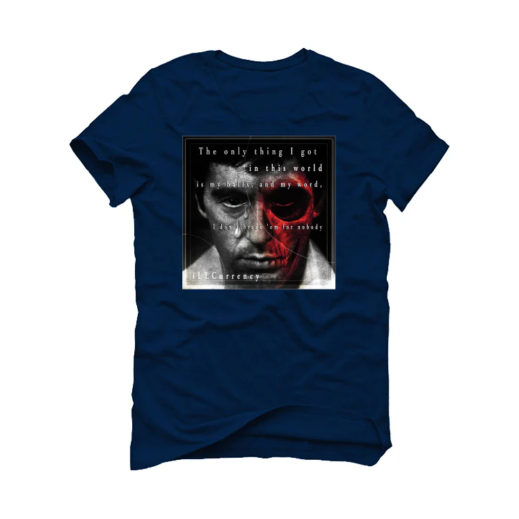 Supreme x Nike SB Dunk High “Navy/Red” Navy Blue T-Shirt (ONLY THING I GOT) - Image 2