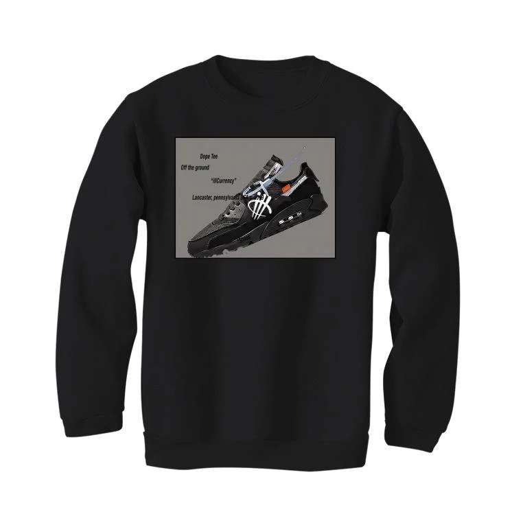 THE 10: NIKE AIR MAX and BLACK/WHITE 90 "OFF WHITE" Black T-Shirt (dope shoe black) - Image 3
