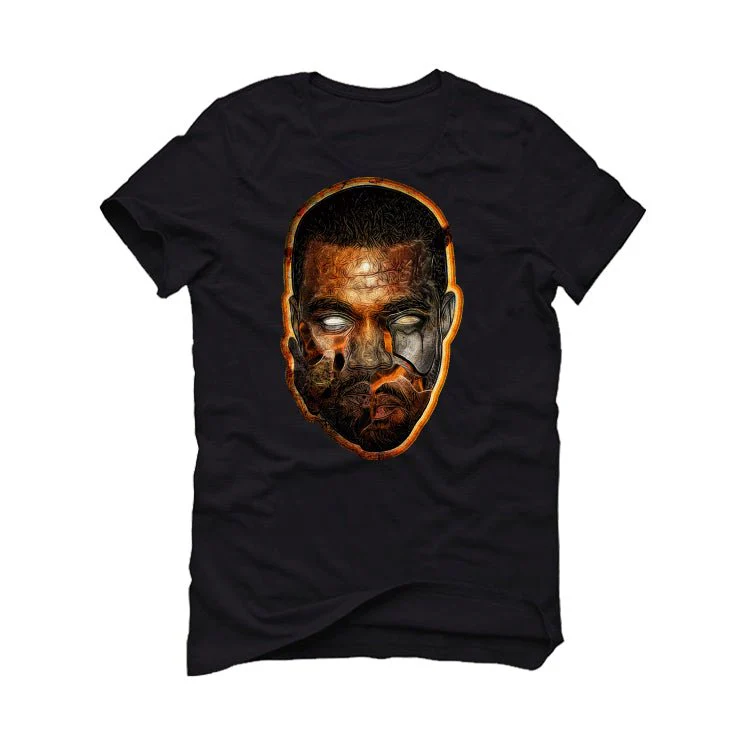 The Adidas Yeezy Boost 350 V2 "Dark Beluga" Black T-Shirt (BROKEN) - Image 2