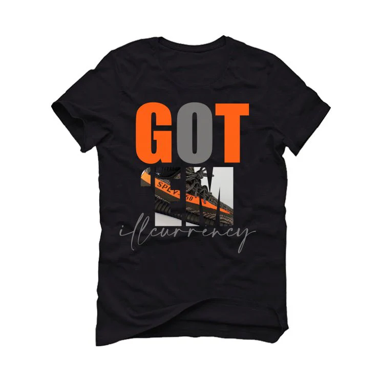 The adidas Yeezy Boost 350 V2 "Dark Beluga" | illcurrency Black T-Shirt (Got Em) - Image 2