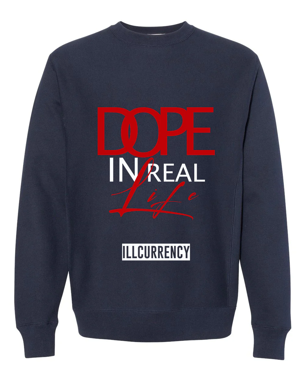 The Air Jordan 1 Mid SE  "USA" | illCurrency Navy Blue T-Shirt (DOPE) - Image 4