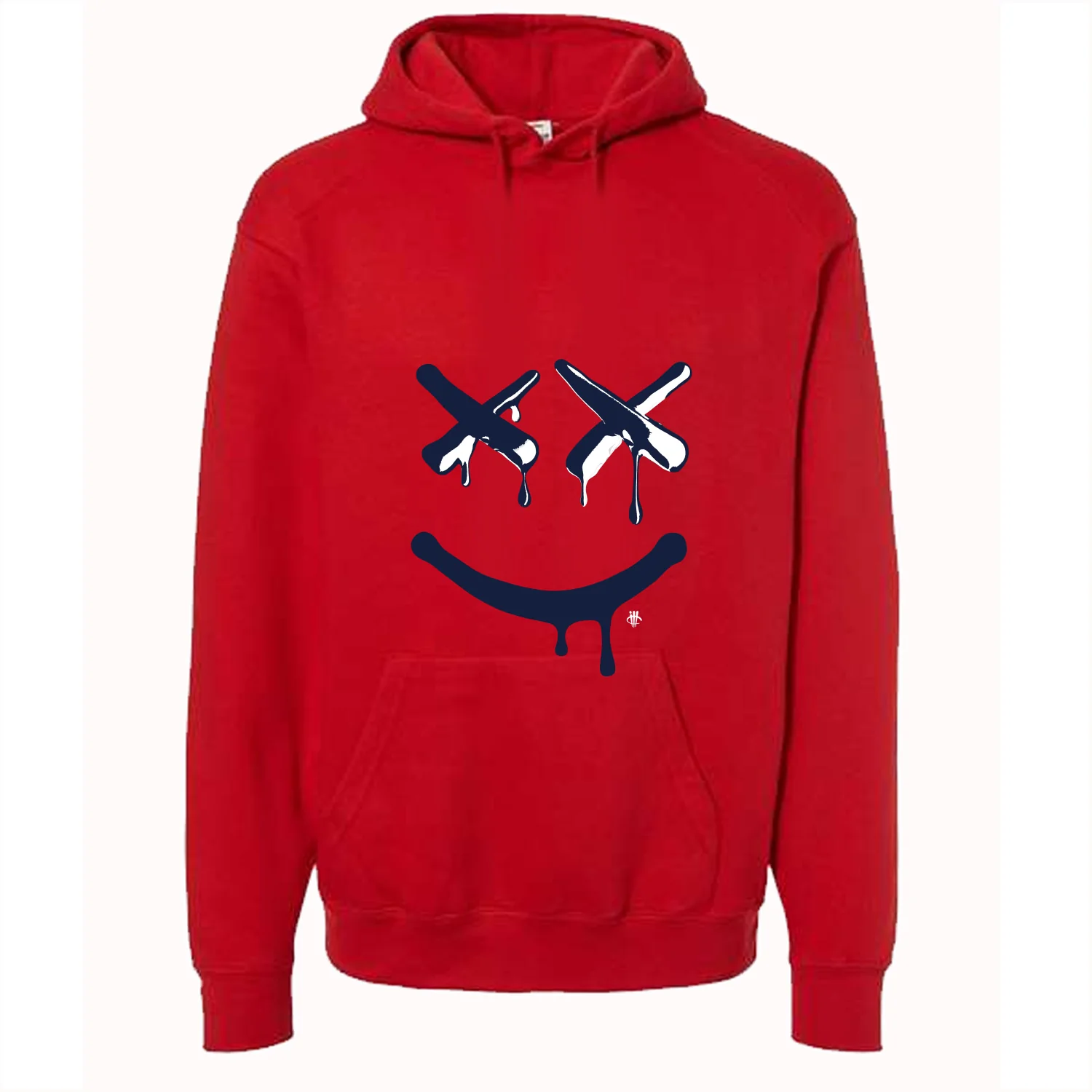 The Air Jordan 1 Mid SE "USA" | illCurrency Red T-Shirt (Happy Drip) - Image 3