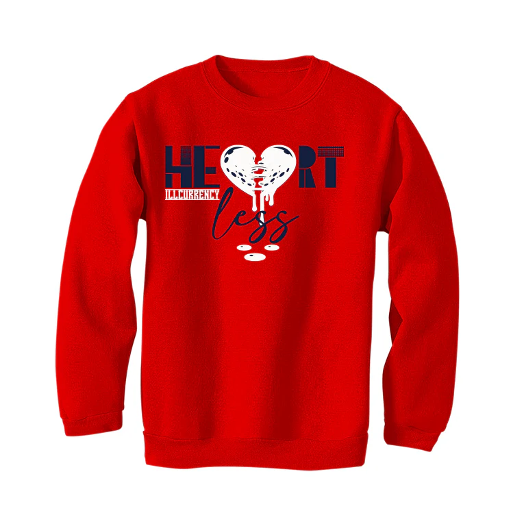 The Air Jordan 1 Mid SE  "USA" | illCurrency Red T-Shirt (Heartless) - Image 4