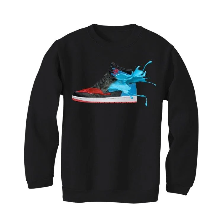 The Air Jordan 1 “UNC To CHI” 2020 Black T-Shirt (NC CHI) - Image 3