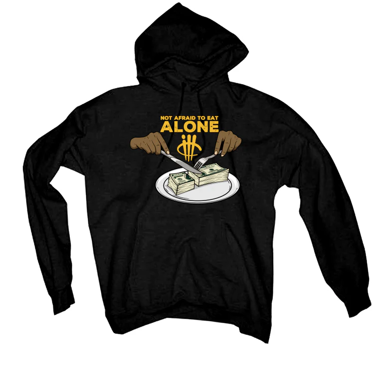 The Air Jordan 13 “Del Sol” Black T-Shirt (not afraid to eat alone) - Image 3