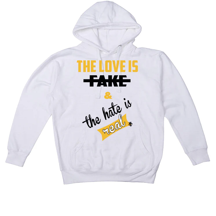 Air Jordan 13 “Del Sol” White T-Shirt (The love is fake) - Image 3