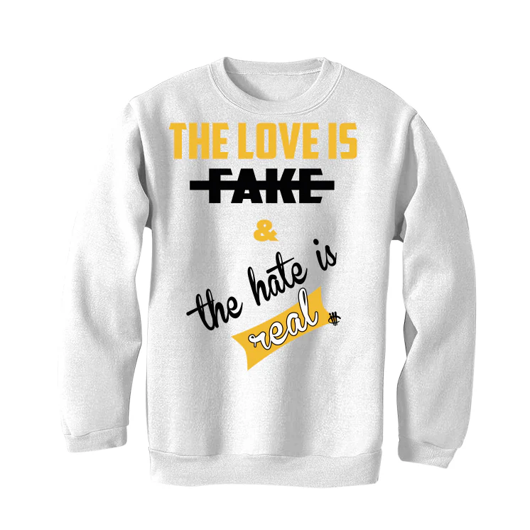 Air Jordan 13 “Del Sol” White T-Shirt (The love is fake) - Image 4
