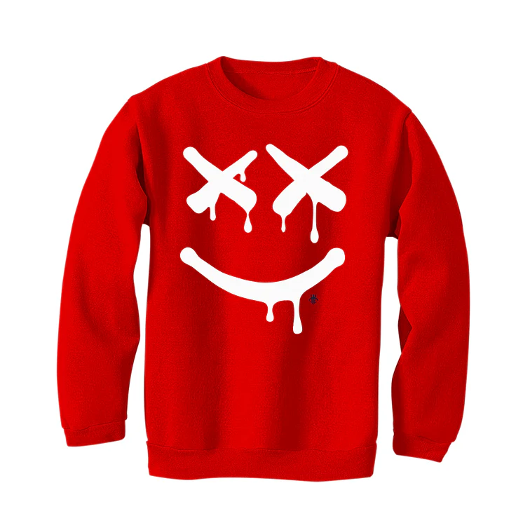 The Air Jordan 6 “Red Oreo” | ILLCURRENCY Red T-Shirt (Happy Drip) - Image 4